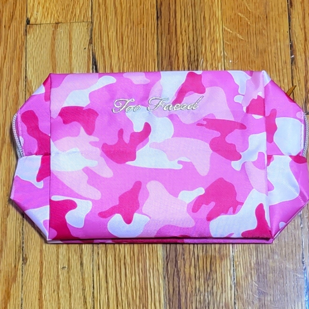 Too Faced Army Of Love Makeup Bag Cosmetic Pouch
